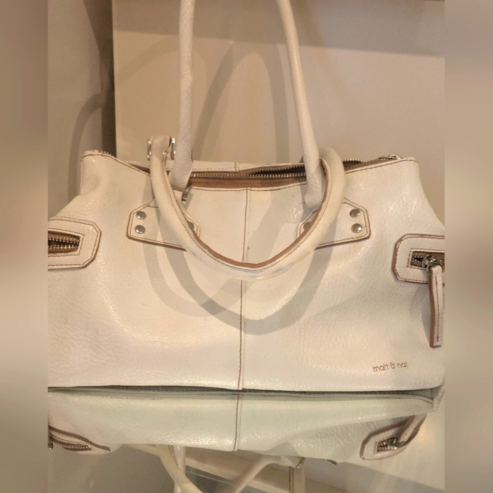 Matt & Nat White Handbag